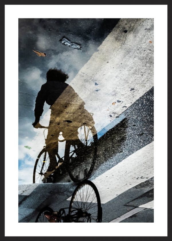 reflection of a cyclist ii bigger