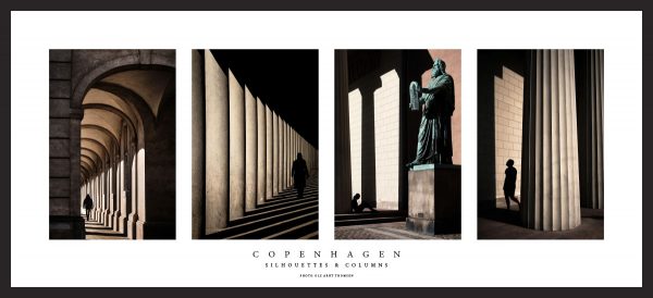 silhouettes and columns frame new