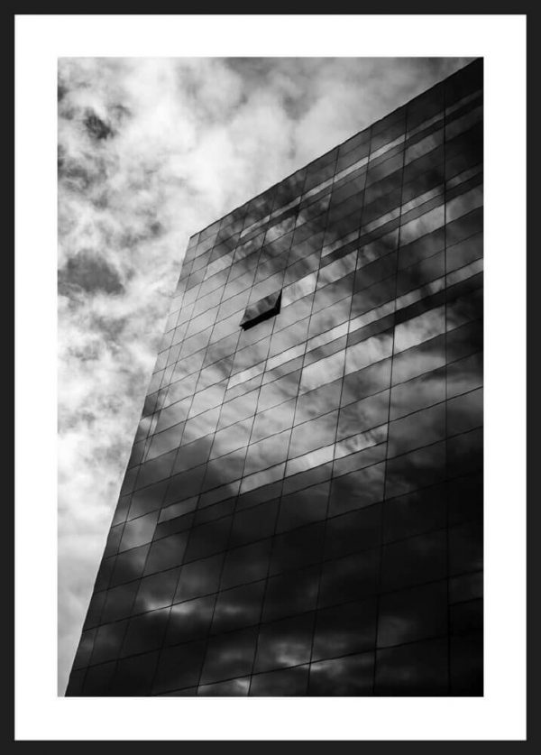 open window ramme bw