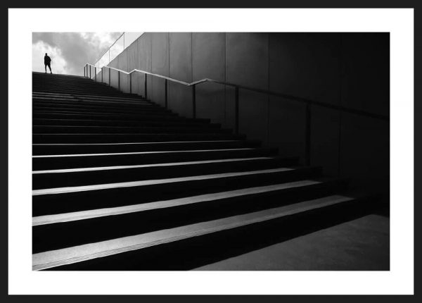top of the stairs ramme bw